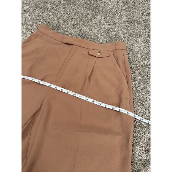 NWT Madewell The Rosedale High-Rise Straight Pants Crepe Carved Wood Tan 14 Tall - Picture 10 of 14